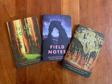 Load image into Gallery viewer, Field Notes Journals, national parks series D, grand teton, arches, sequoia
