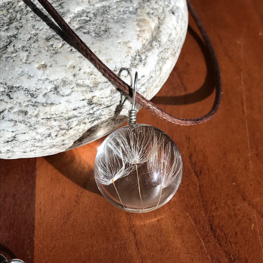Dandelion Seed Necklace